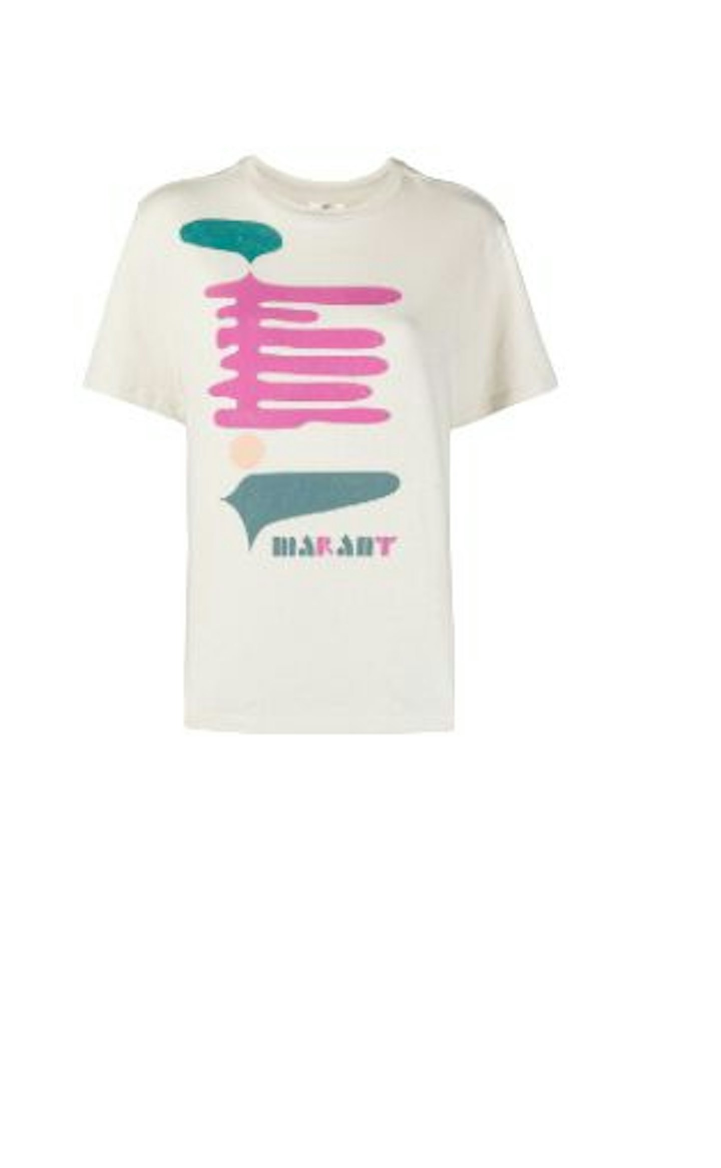 Isabel Marant u00c9toile, Ecru Zewel Graphic T-shirt, £120