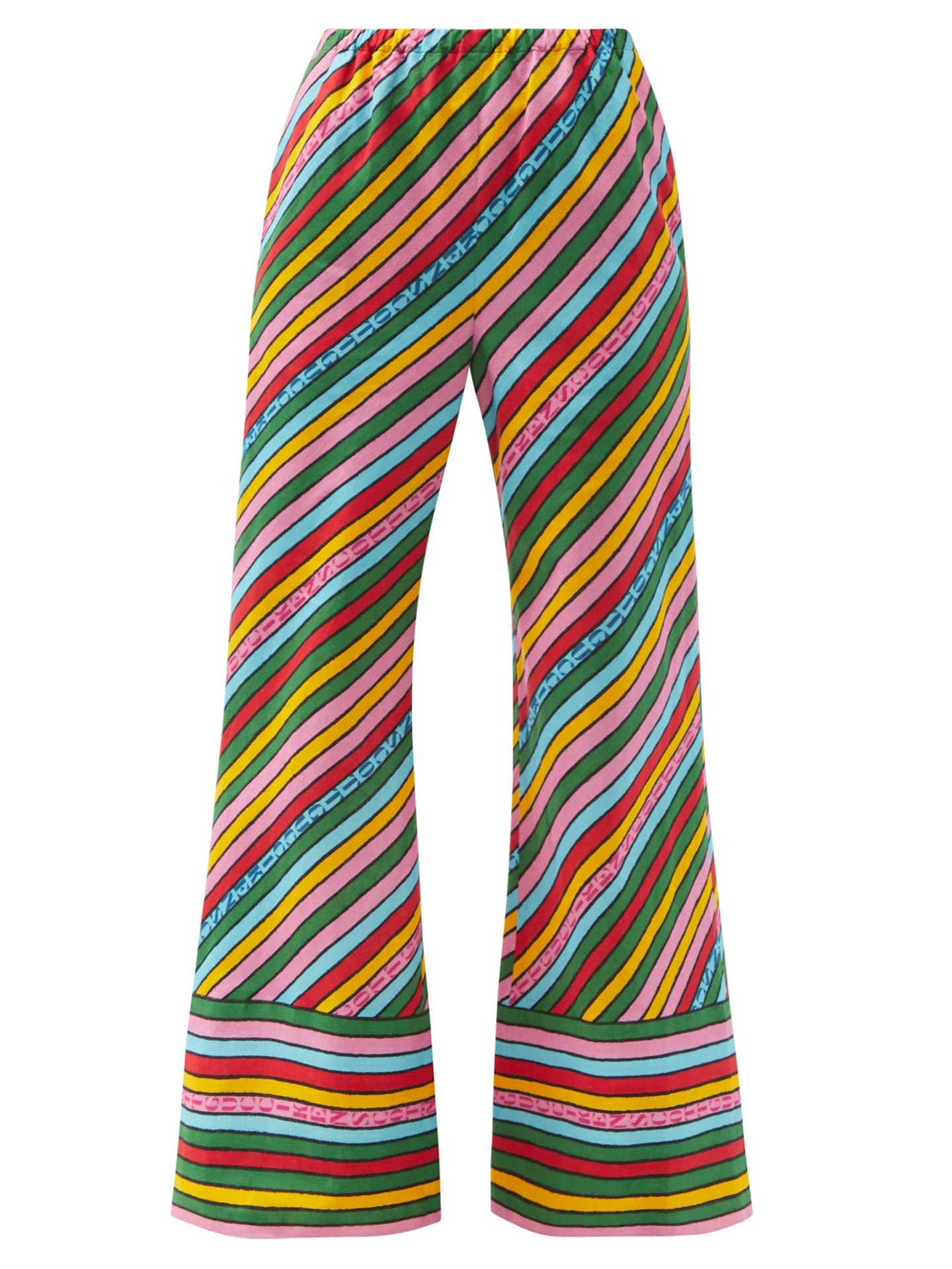 Gucci, Rainbow Print Linen Trousers, £870