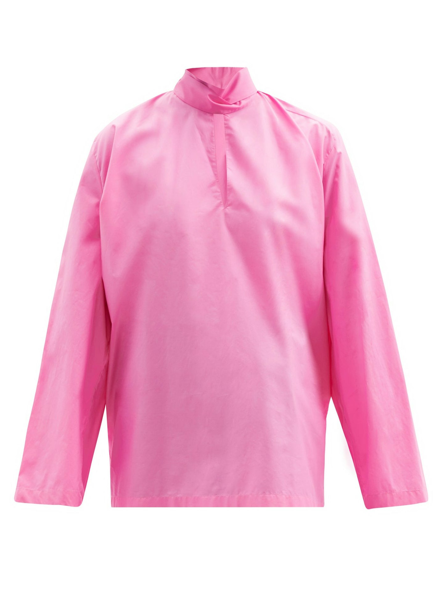 Balenciaga, Pink Cotton-Poplin Blouse, £750