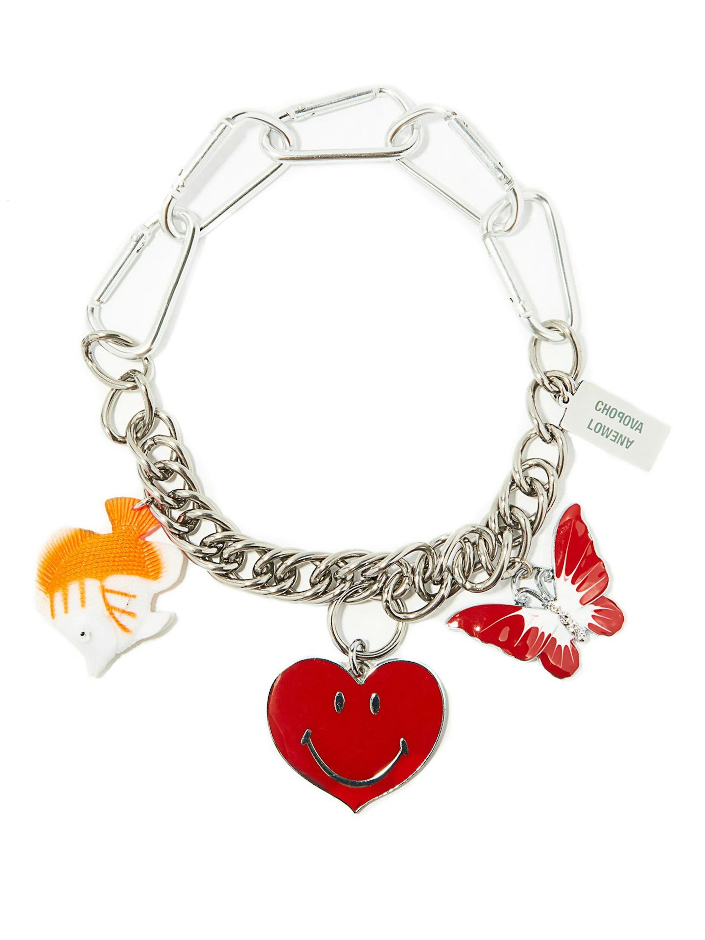 Chopova Lowena, Vintage Heart Chain Necklace, £255