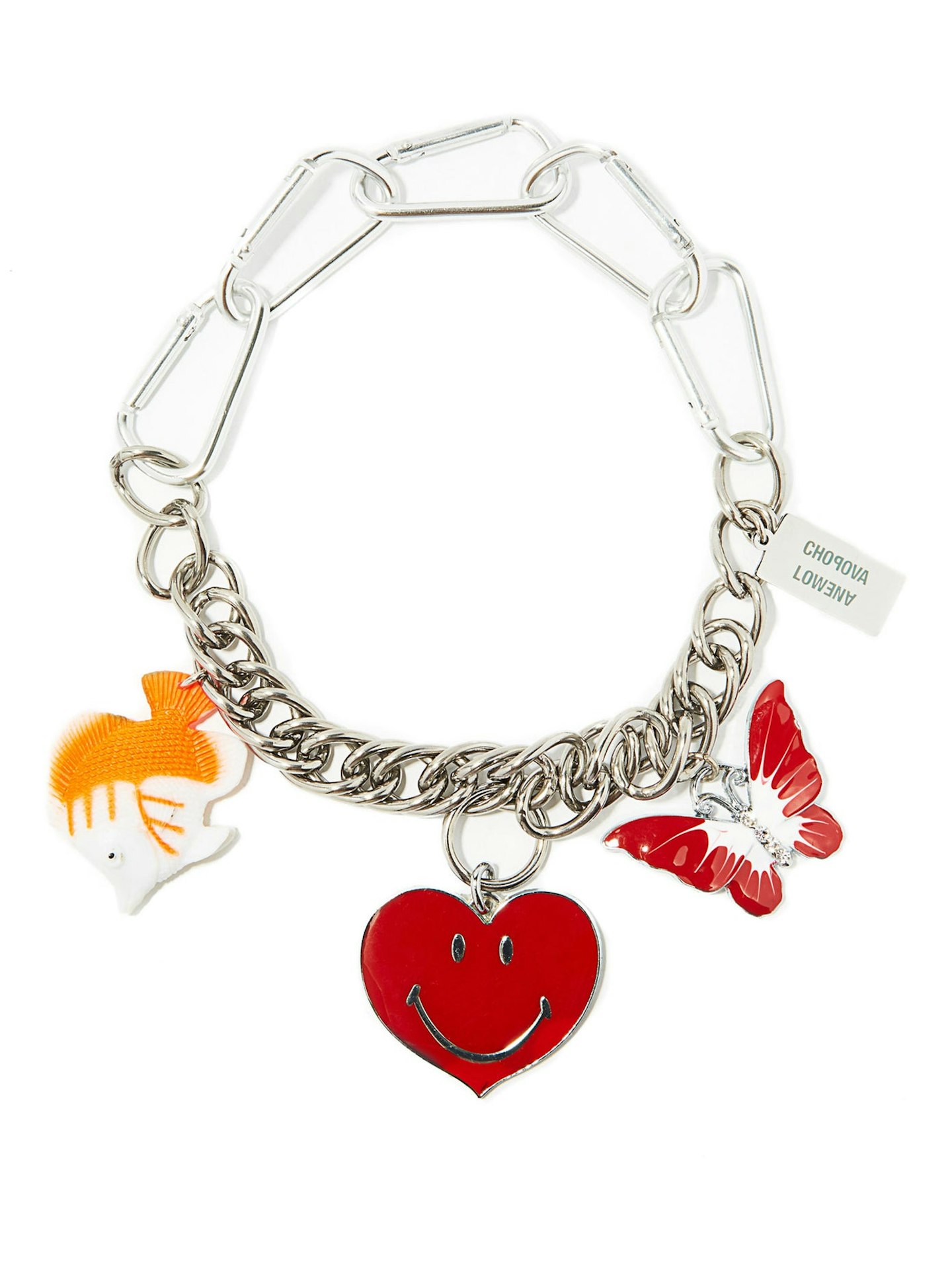 Chopova Lowena, Vintage Heart Chain Necklace, £255