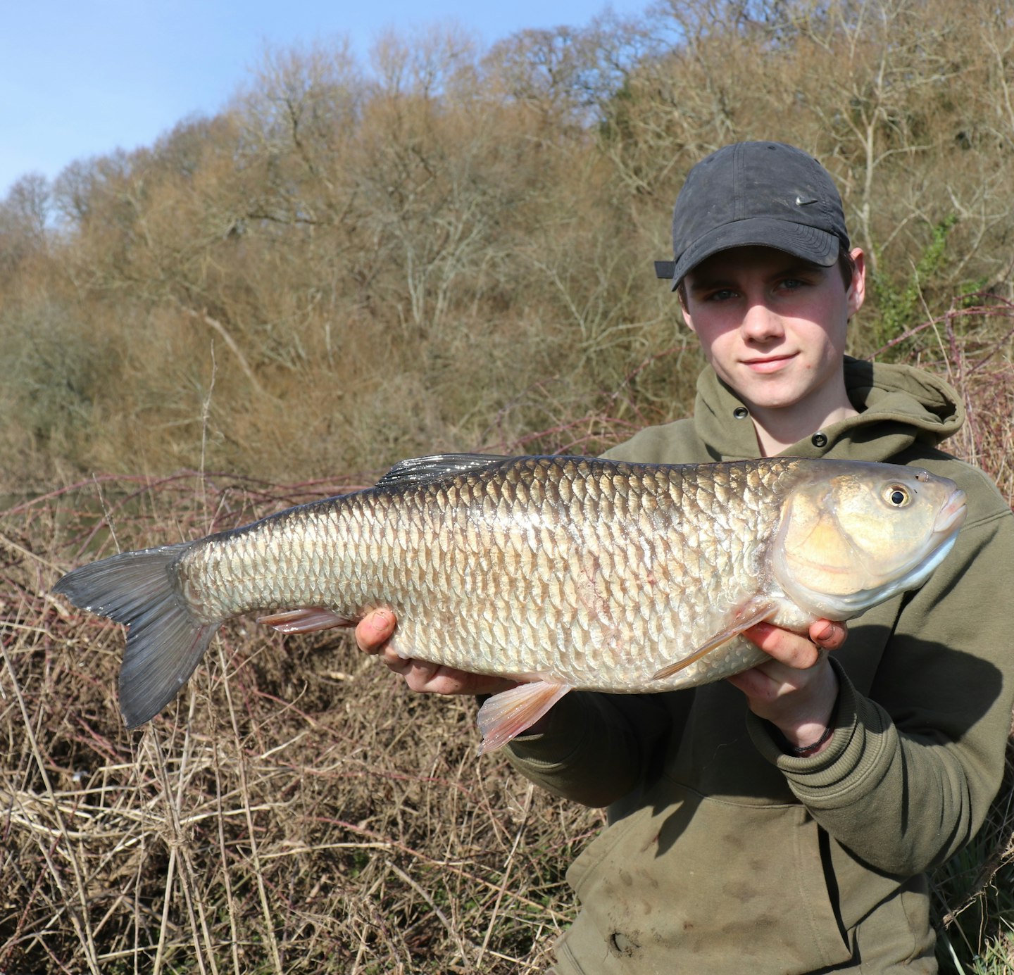 Kane Hammond and his 7lb 1oz chub