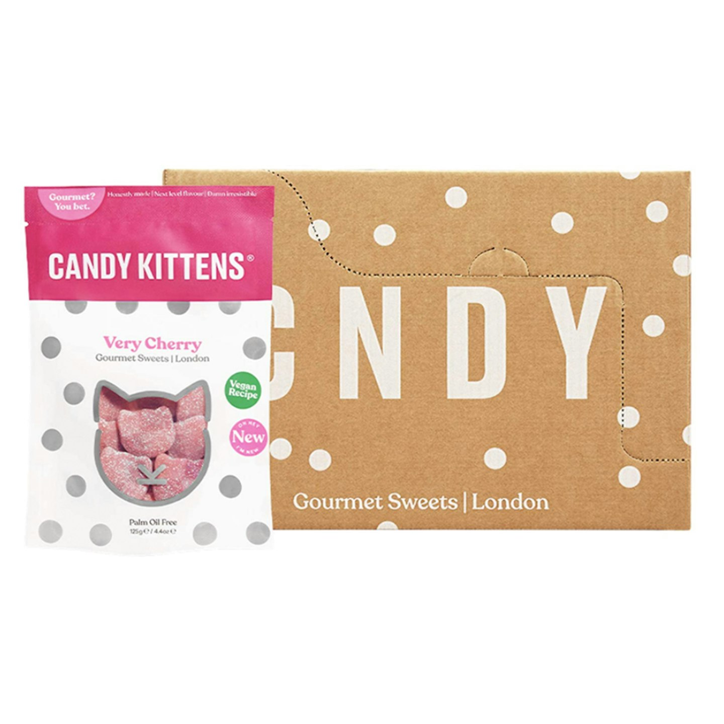 Candy Kittens Very Cherry Vegan Sweets (pack of 9)