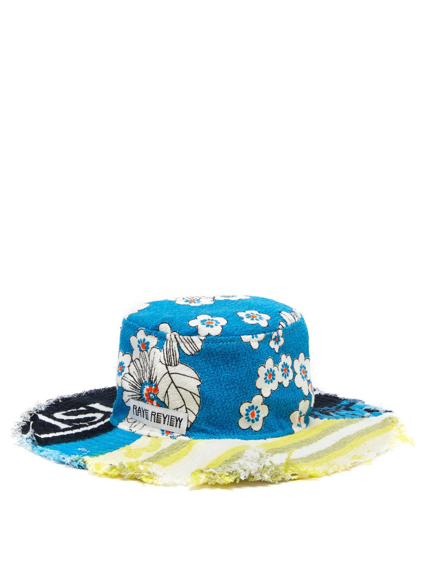 Rave Review, Hola Upcycled Printed Cotton-Terry Bucket Hat, £430