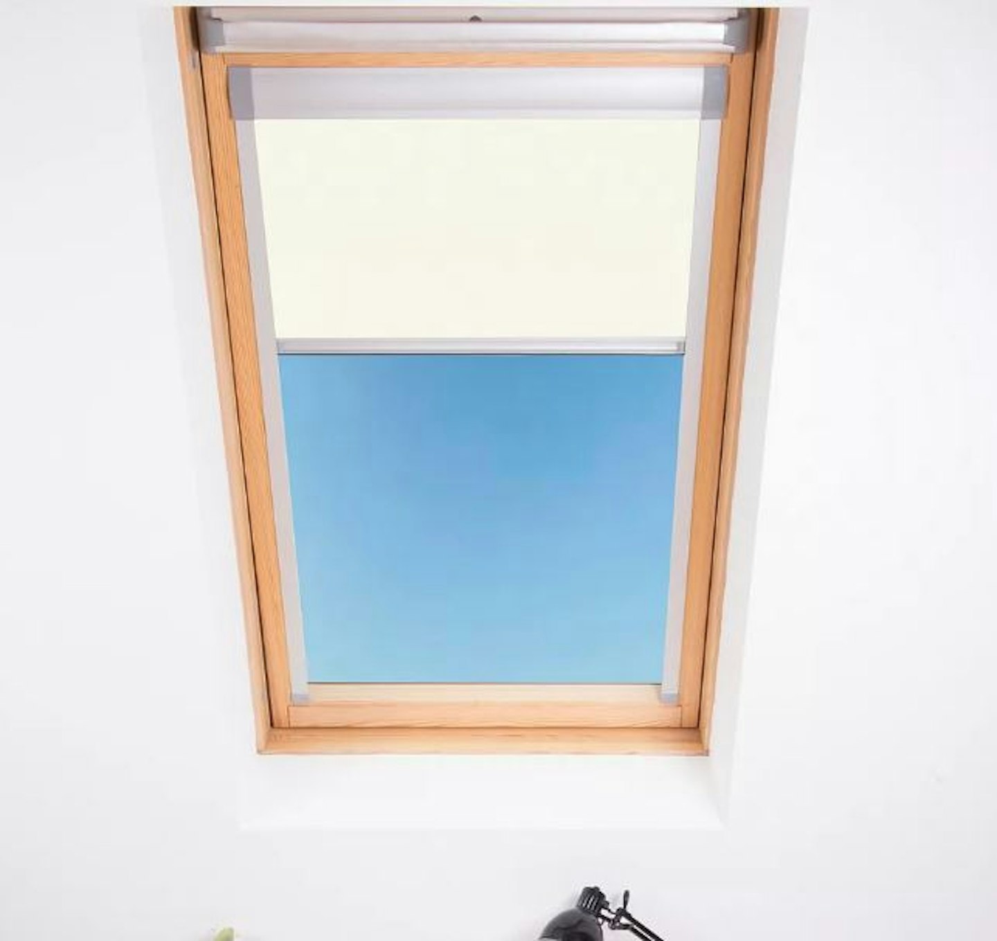 Bloc Blackout Skylight Blind with Silver Frame