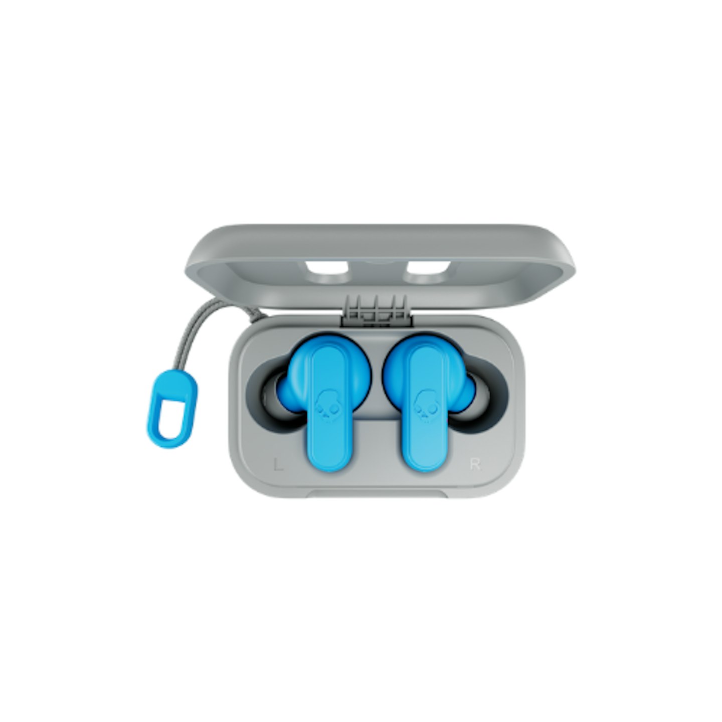 Light grey/Blue Skullcandy Dime Earbuds