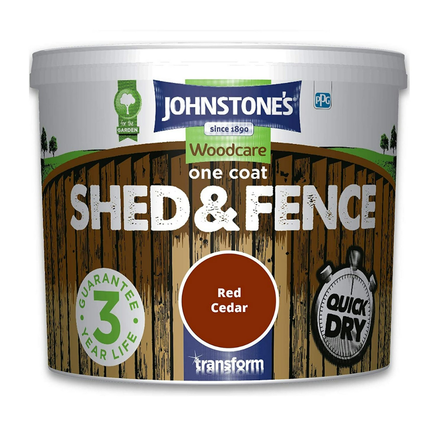 Johnstones Woodcare One Coat Shed & Fence Paint