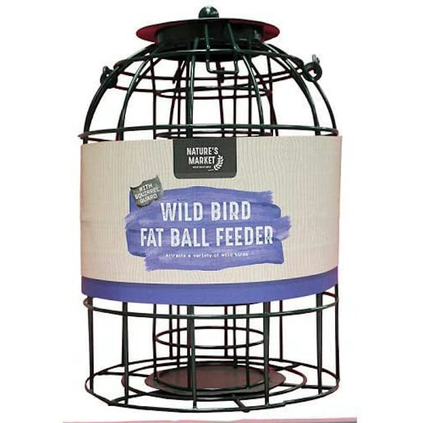 Nature's Market Squirrel Guard Hanging Fat Ball Feeder