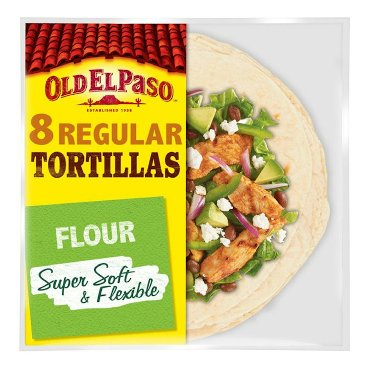 Old El Paso Flour Tortilla Fajita Wraps 8 per pack