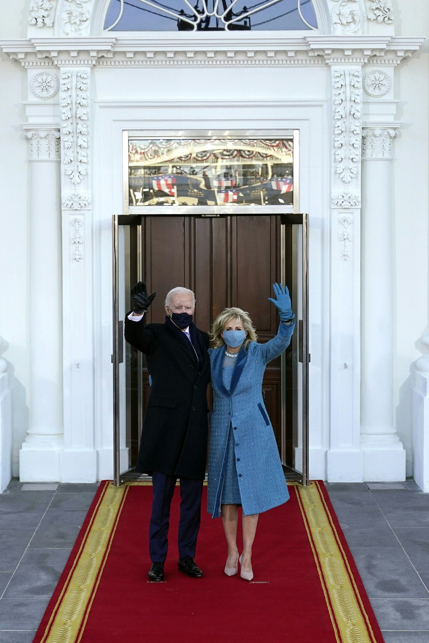 Joe Biden and Dr Jill Biden on Inauguration Day