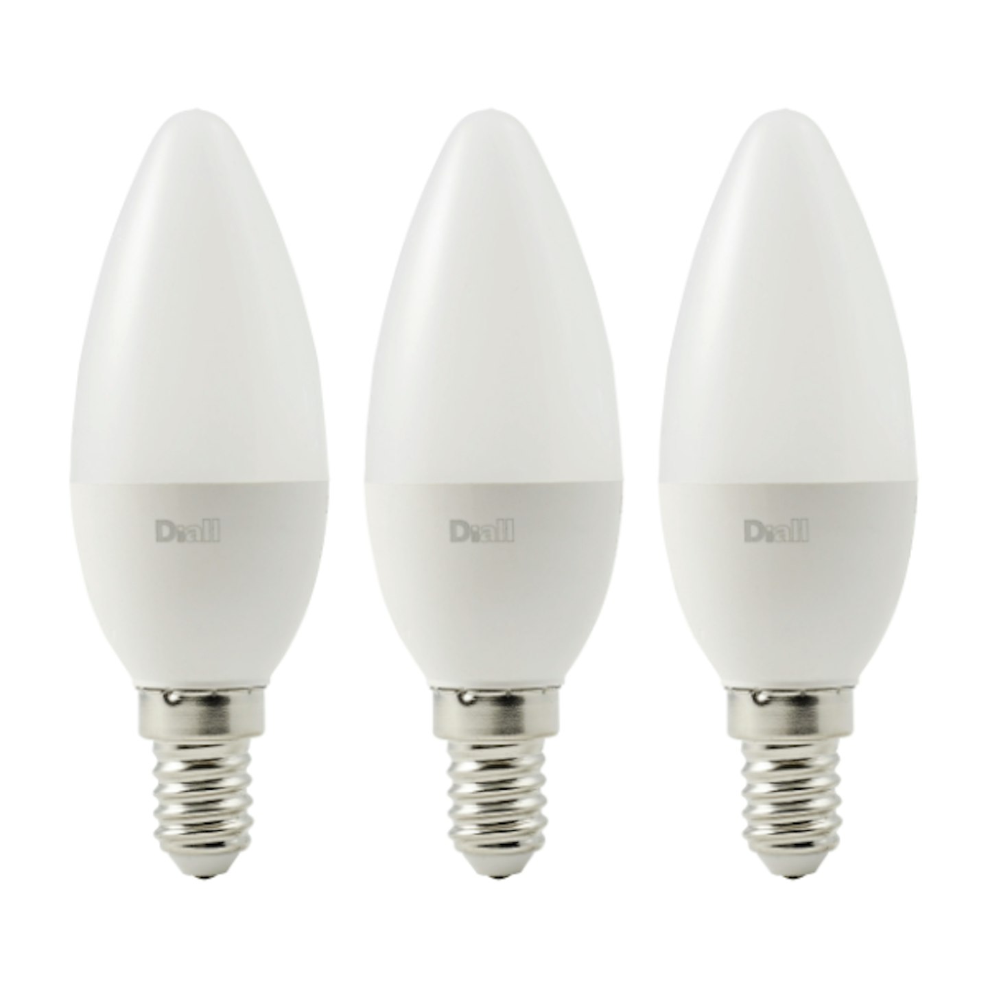 Diall Candle Warm White Led Light Bulb (3 Pack)