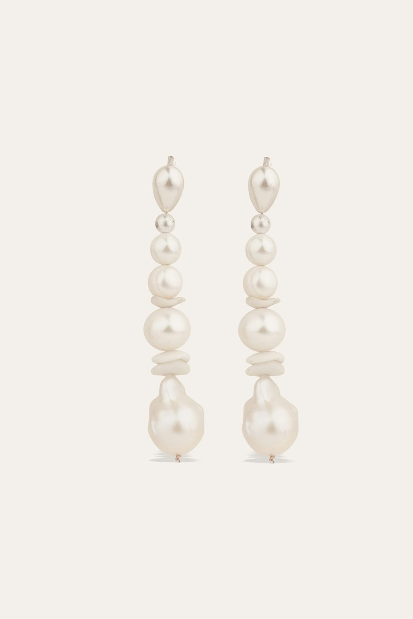 Completedworks, Gold Vermeil, Pearl And Ceramic Earrings, £255