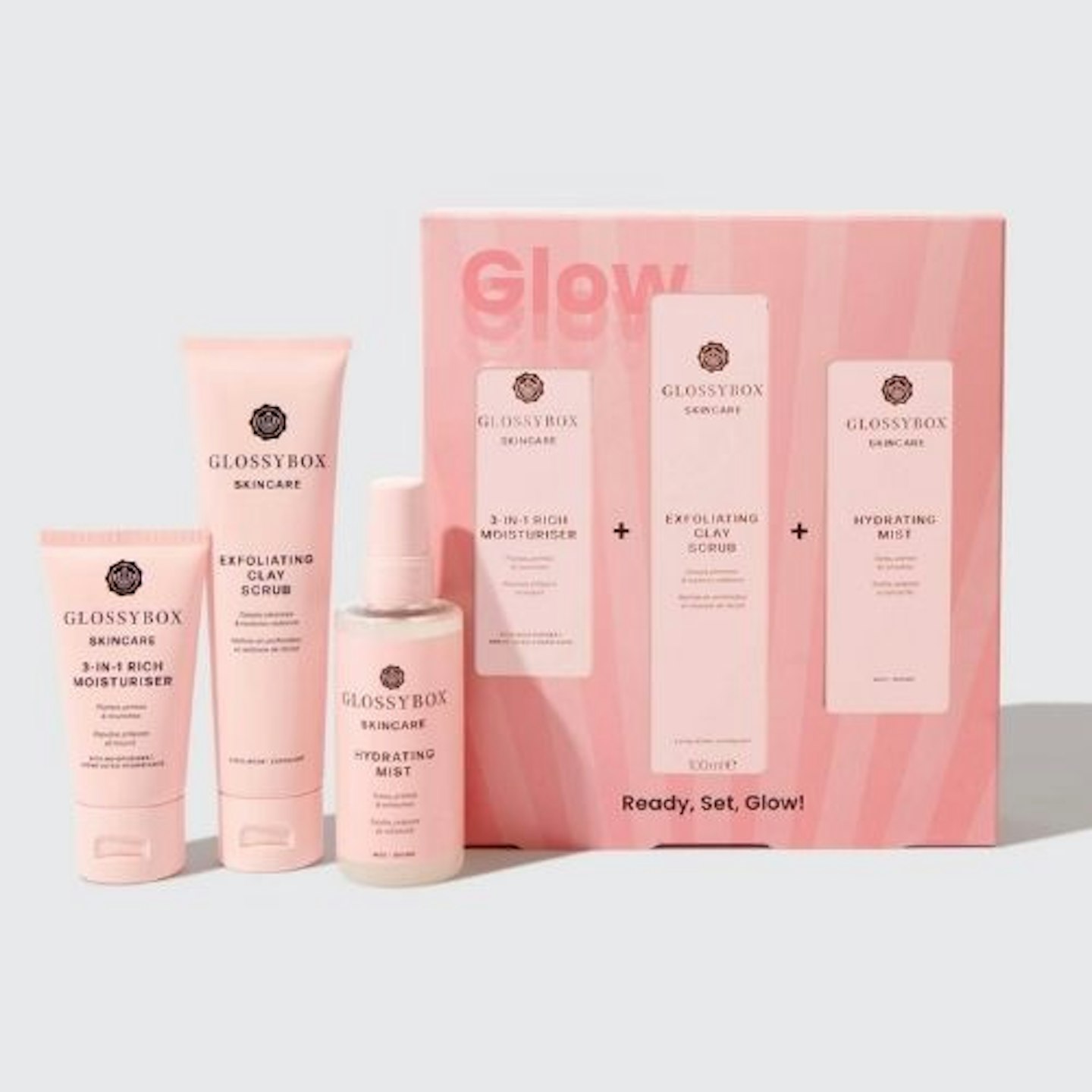 GLOSSYBOX Ready, Set, Glow Skincare Set