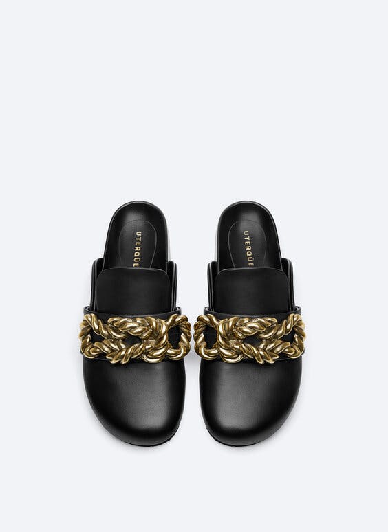 zara clog slippers