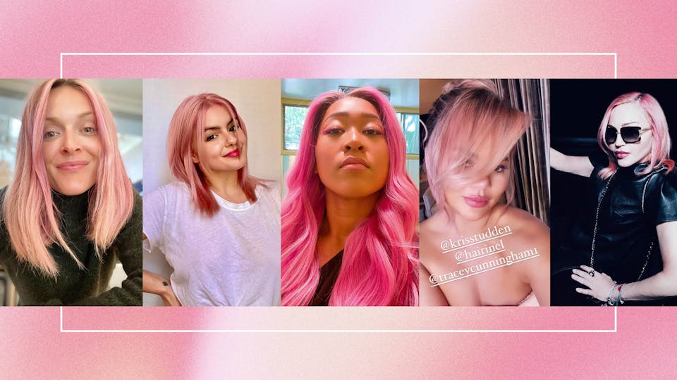 Natural Blonde Nude At Beach - Pink Hair Is Trending Once Again: Here's How To Wear It in 2022 | Grazia