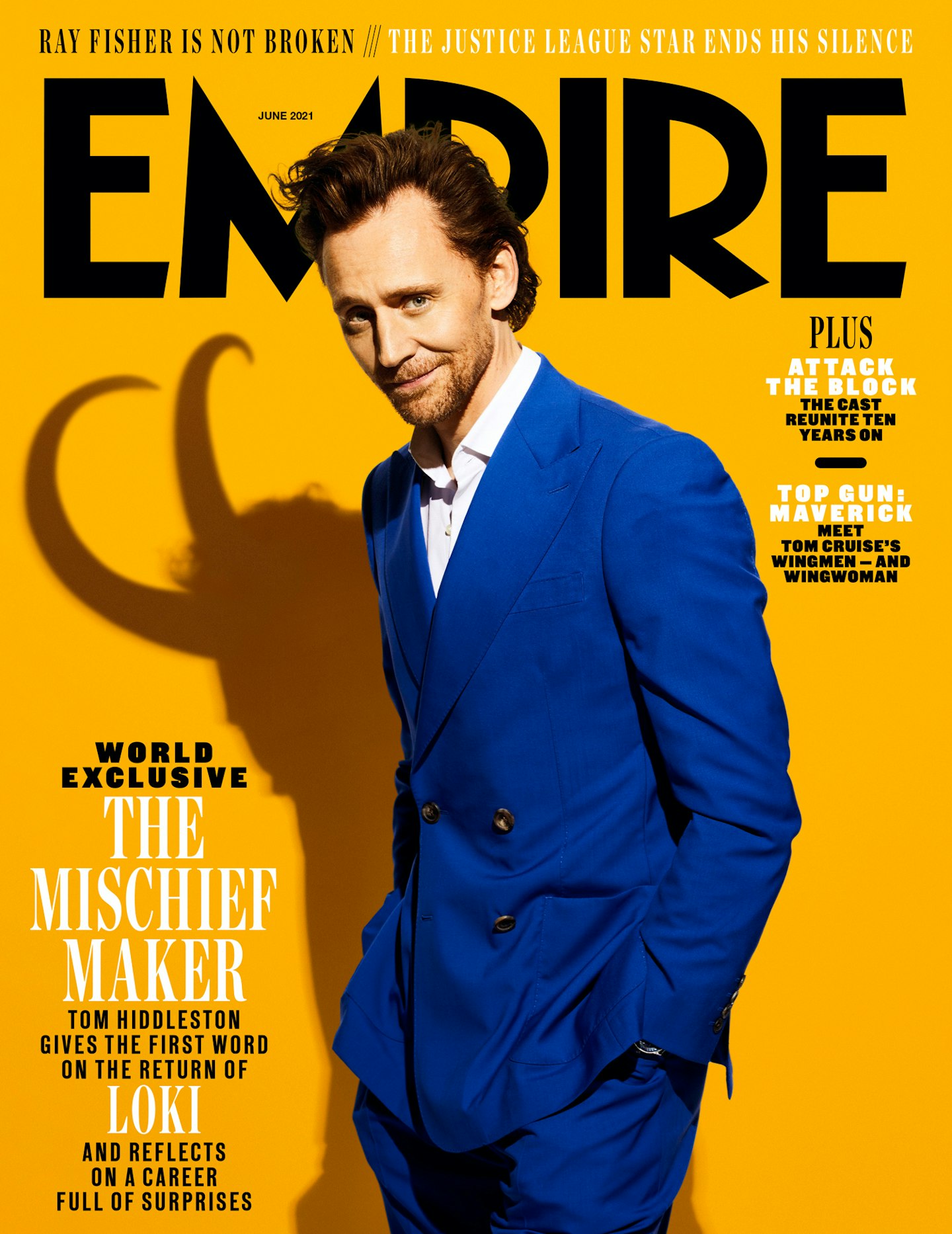 Empire – June 2021 cover – Tom Hiddleston
