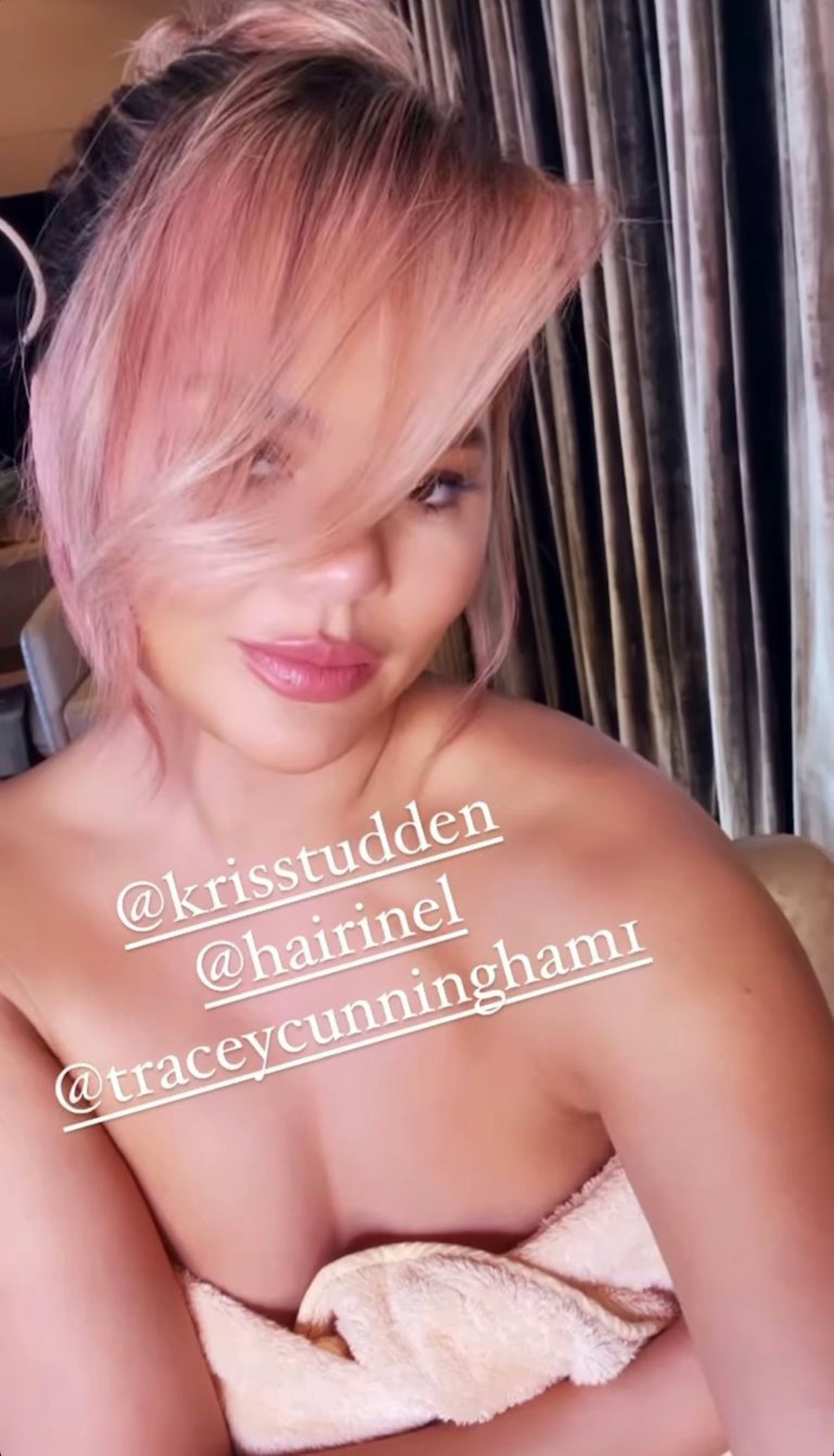 Pink hair trend