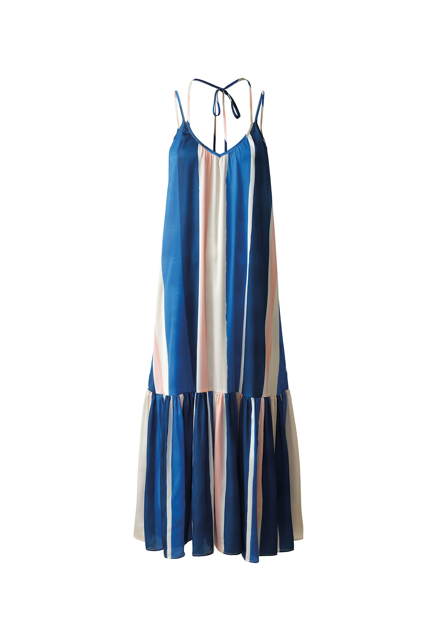 Lemlem x H&M, Blue And Pink Striped Dress