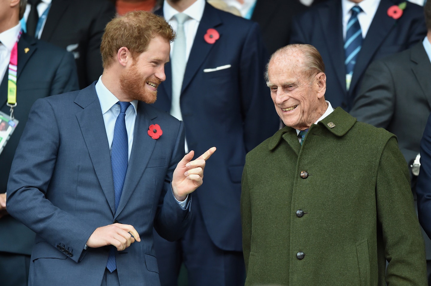 Prince Harry and Prince Philip