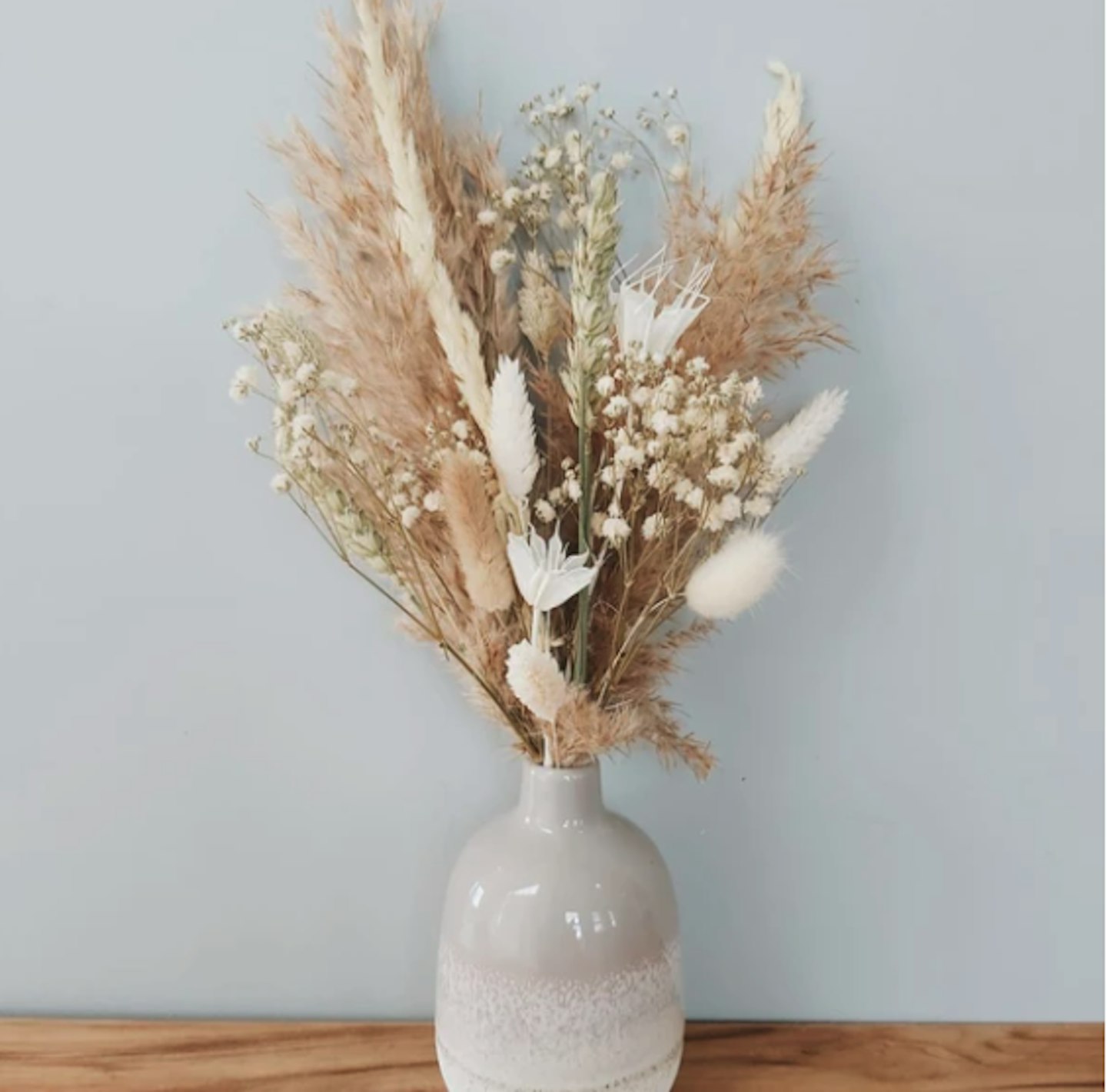 Home and Dried pampas posy