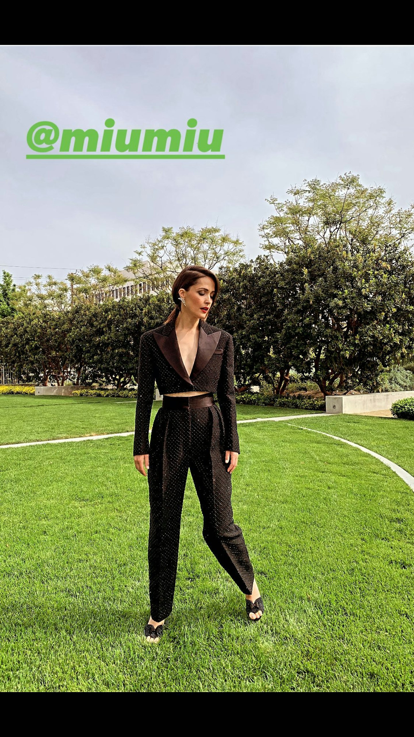 Rose Byrne ponytail baftas