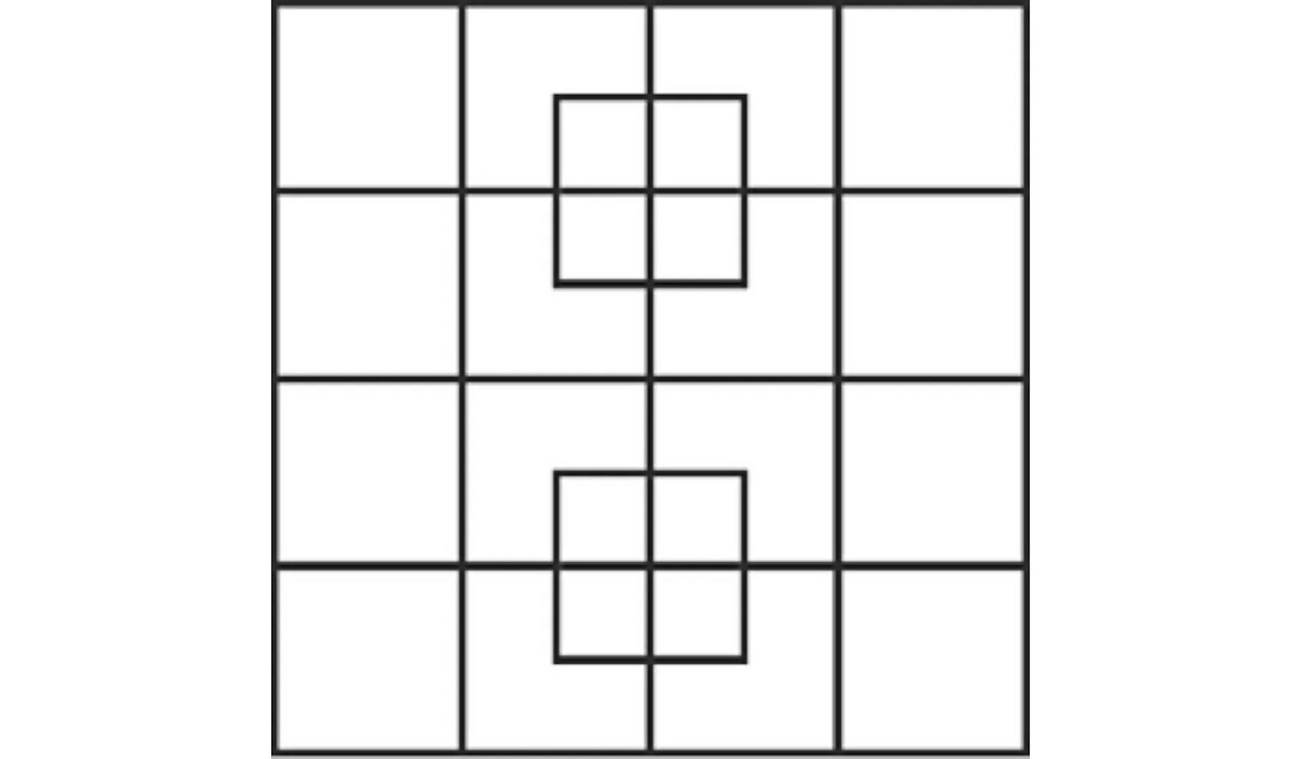 How many squares are there