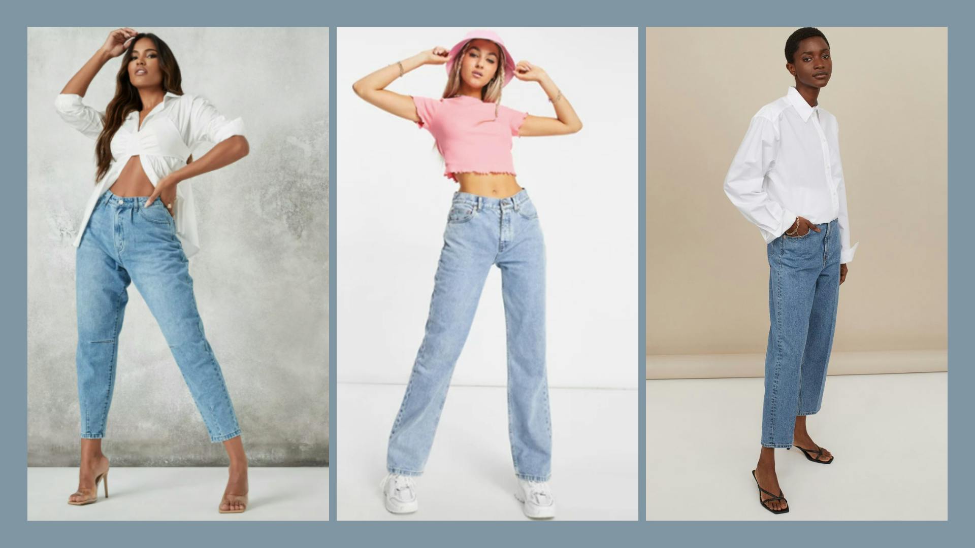 straight leg jeans from the high street 