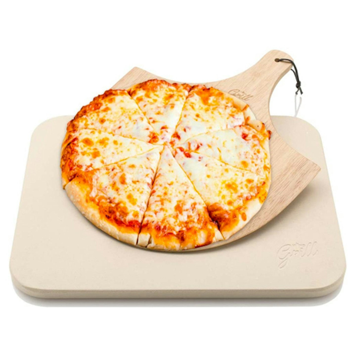 Hans Grill Pizza Stone Set For Oven or BBQ