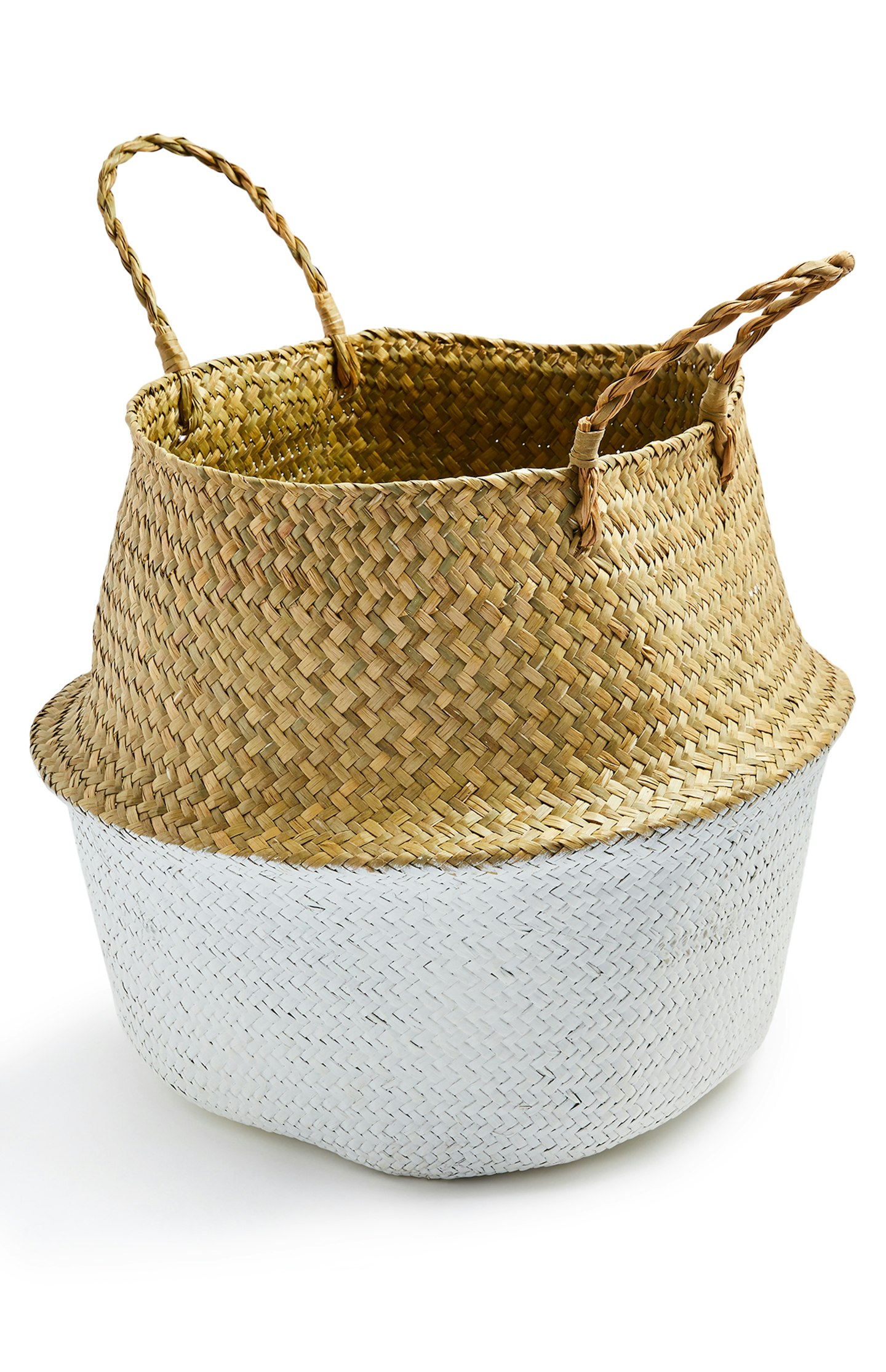 Primark, Large Two-Tone Woven Collapsible Basket, £8