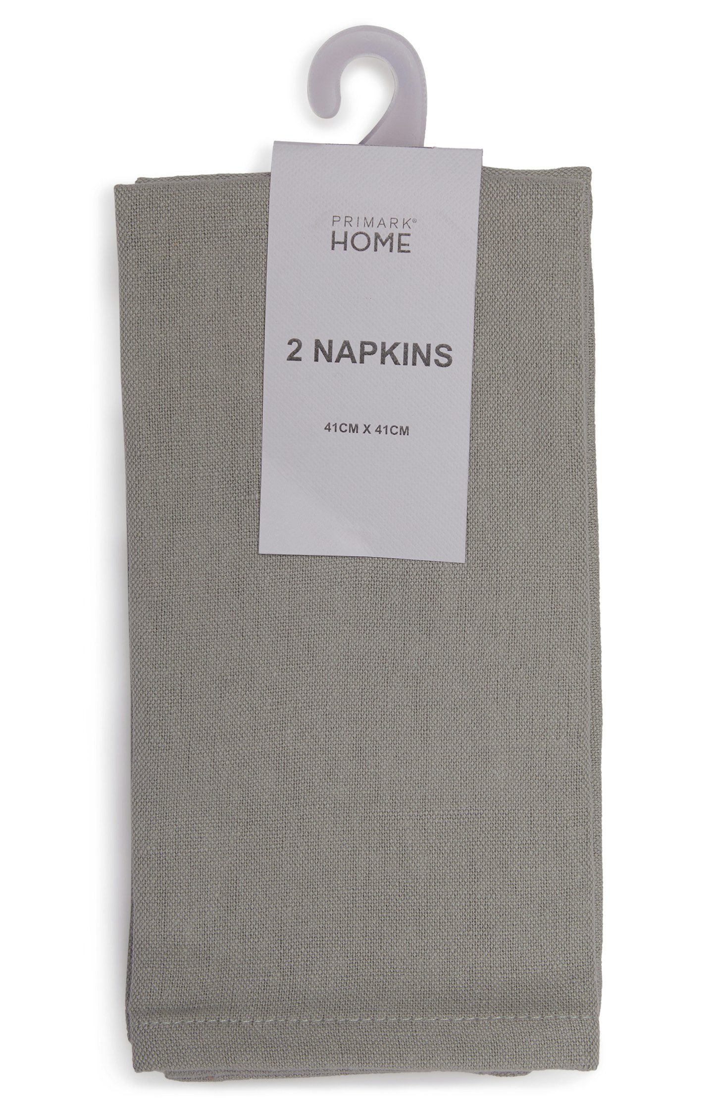 Primark, Grey Linen Napkins Two Pack, £3
