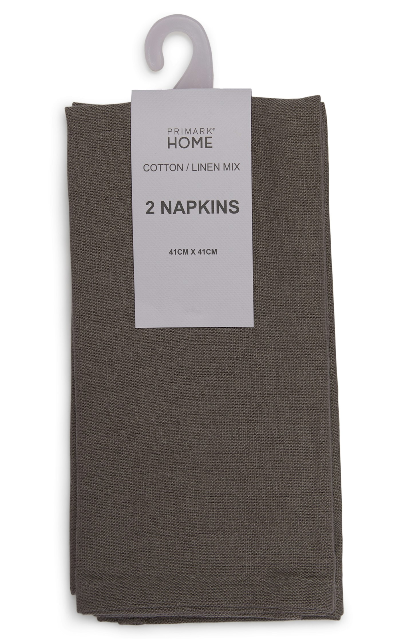 Primark, Brown Linen Napkins Two Pack, £3