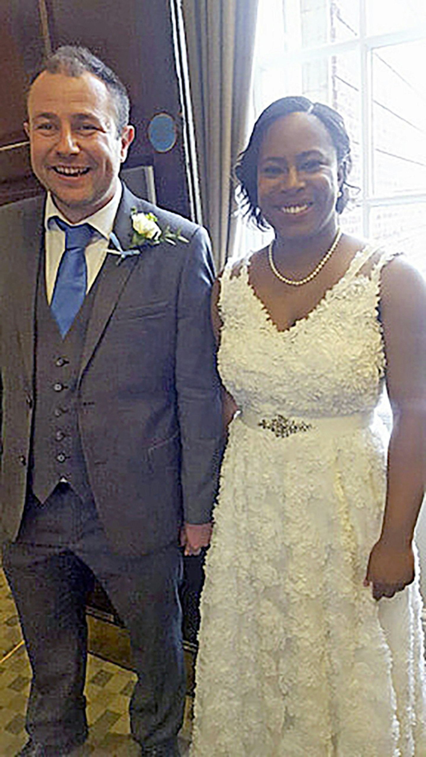 Nadine and her husband Guillaume