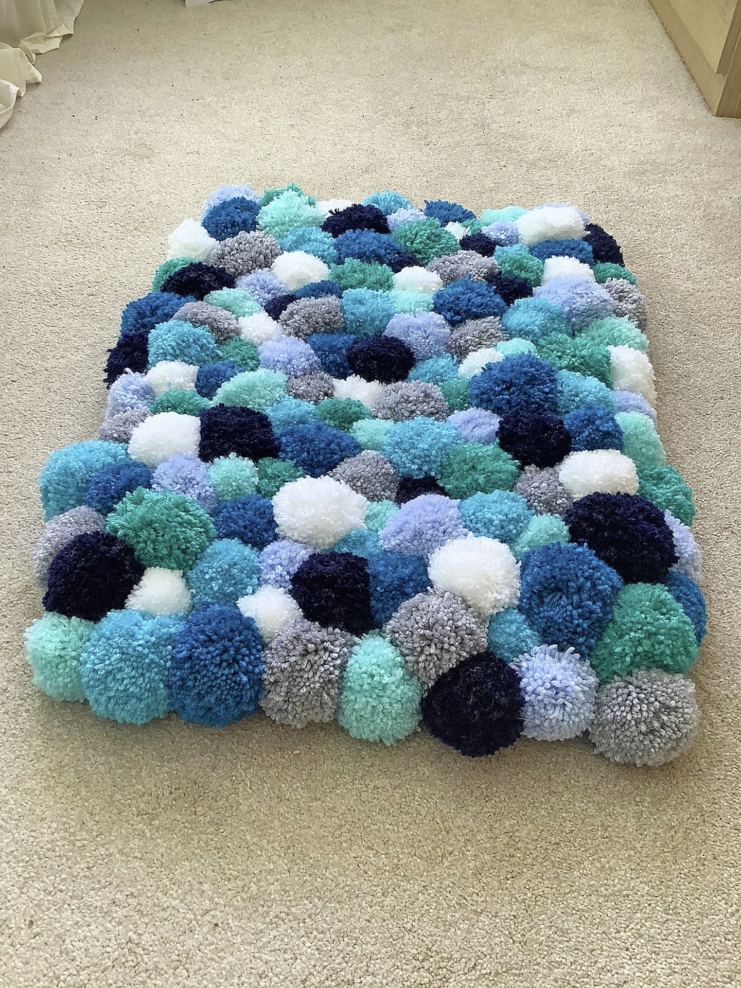 Homemade wool rug
