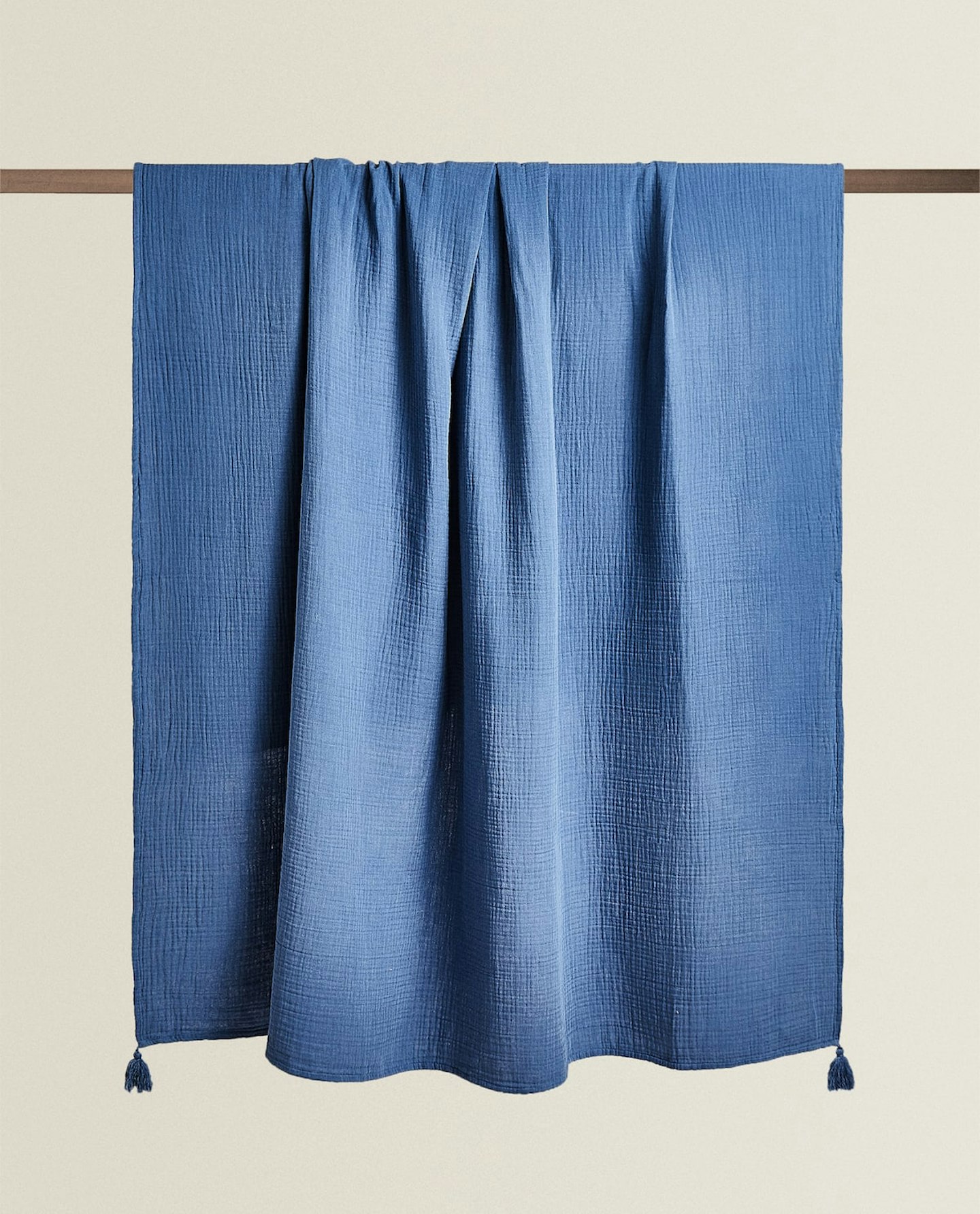 Zara, Muslin Blanket With Tassels, £29.99