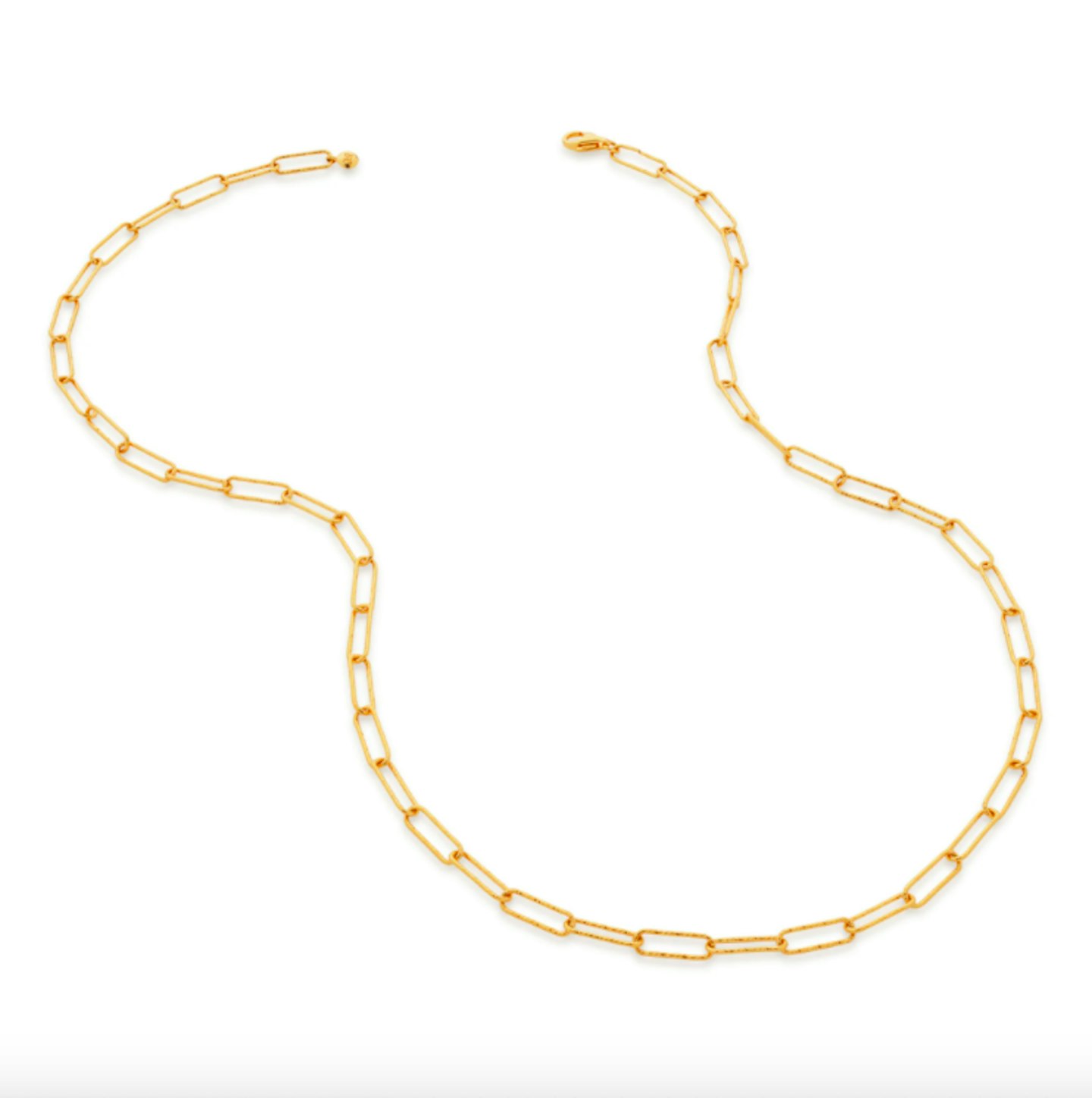 Monica Vinader, Alta Textured Chain Necklace, £115