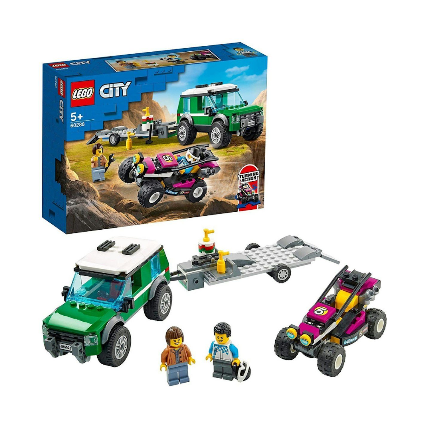 LEGO 60288 City Great Vehicles Race Buggy Transporter