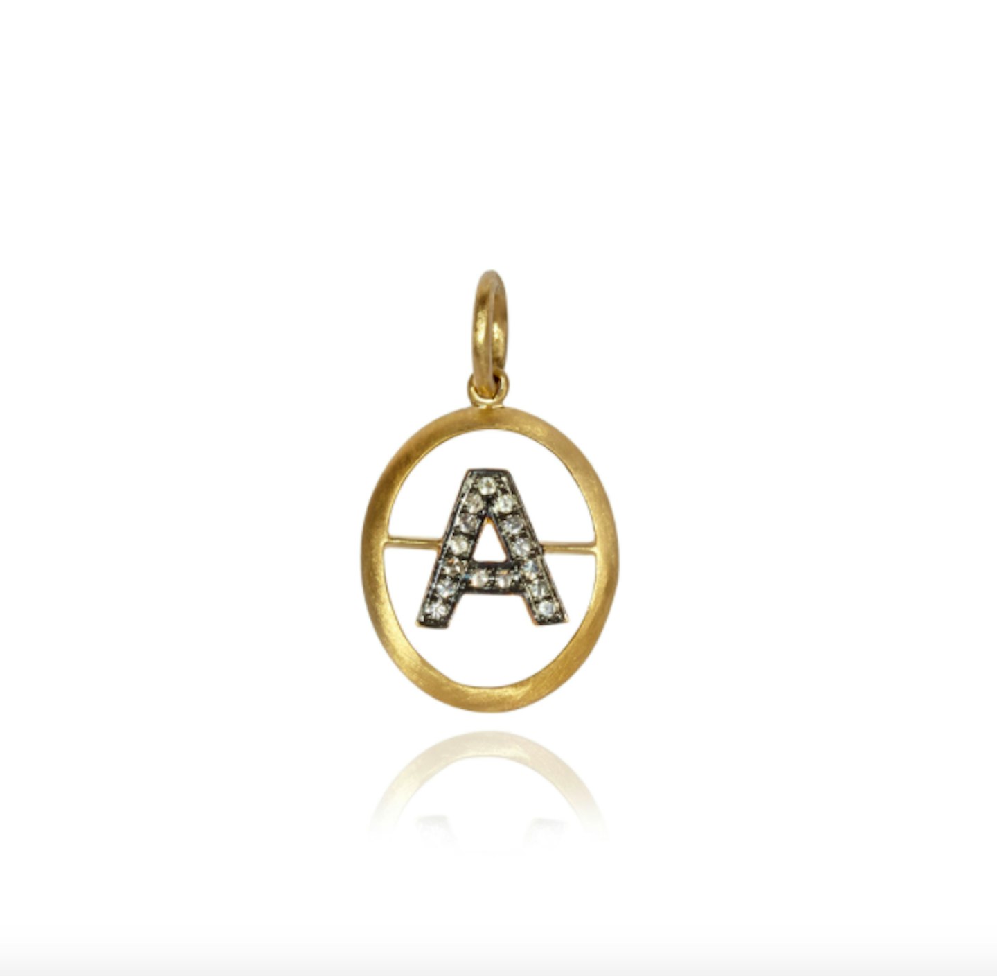Annoushka 18ct Gold Diamond Initial A Pendant