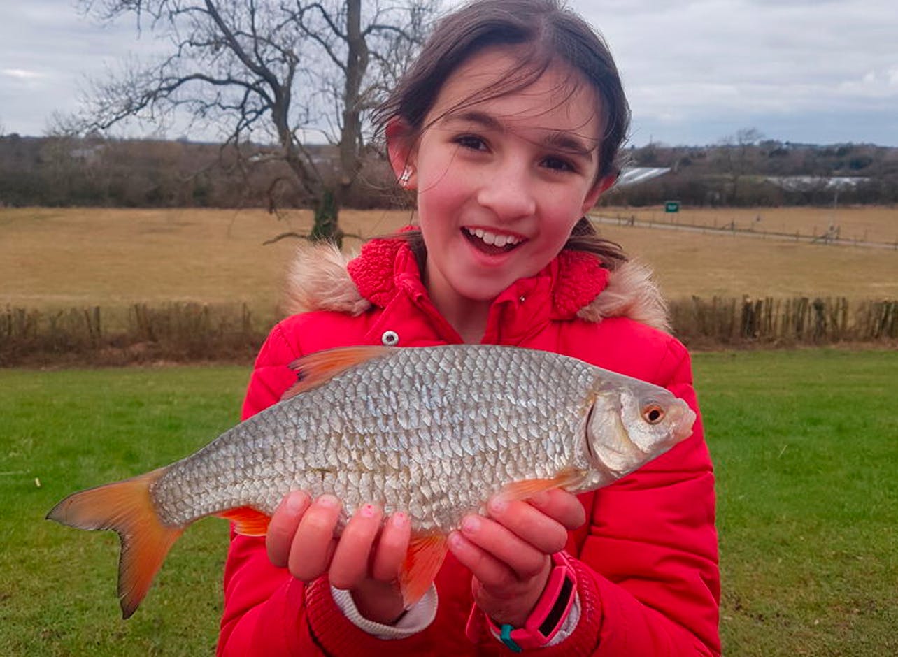 Youngster lands 2lb-plus stillwater roach