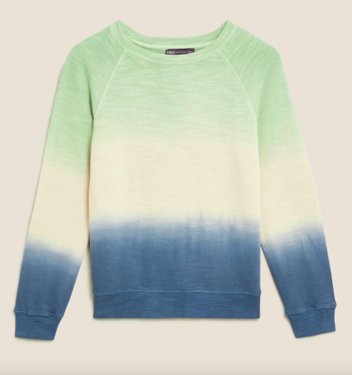 M&S, Pure Cotton Tie-Dye Crew-Neck Sweatshirt, £19.50