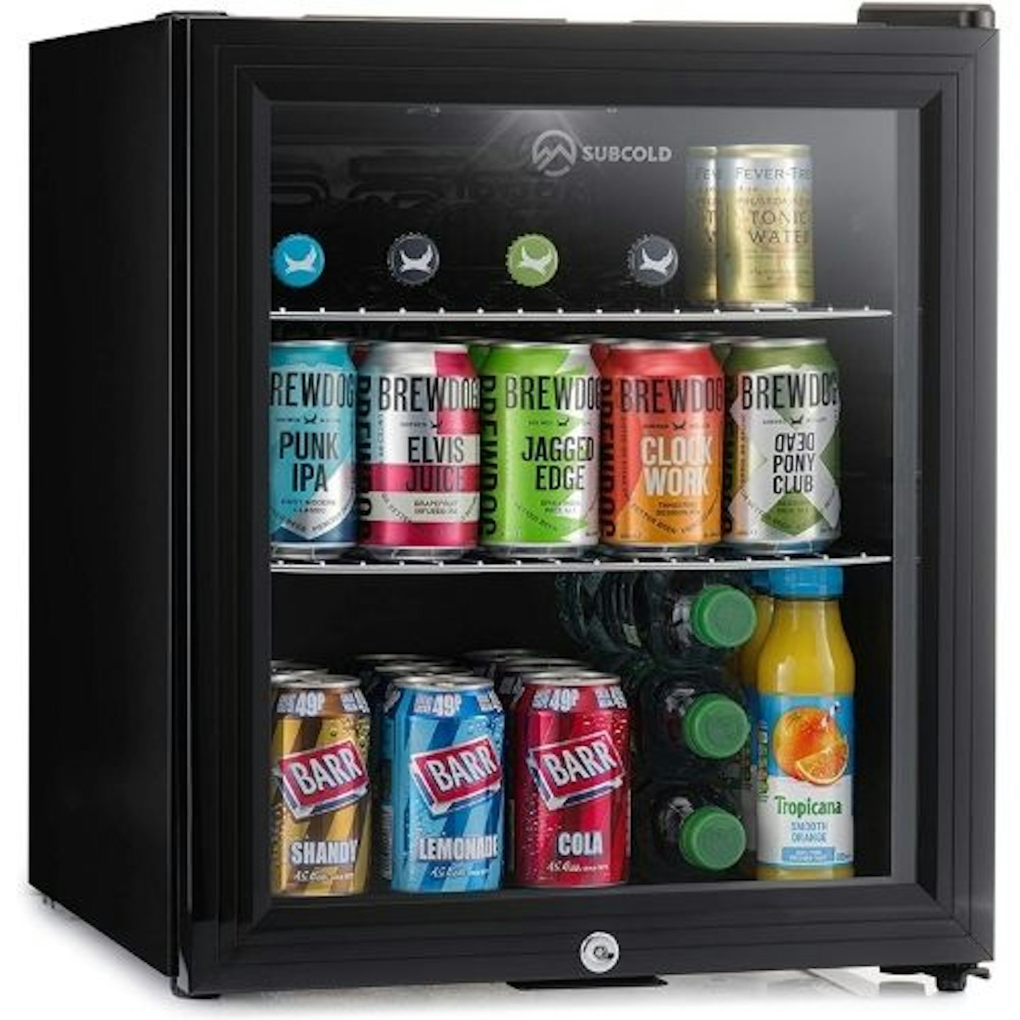 Subcold Super50 LED u2013 Mini Fridge Black