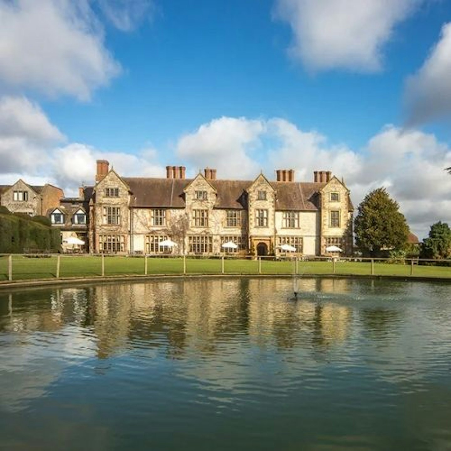 One Night Break with Dinner for Two at the Historic Billesley Manor Hotel