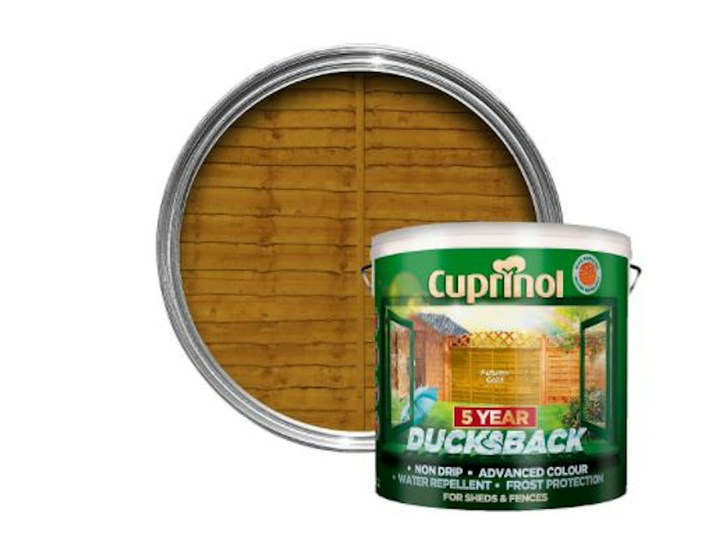 Cuprinol 5 year ducksback Autumn gold Fence & shed Wood treatment 9L