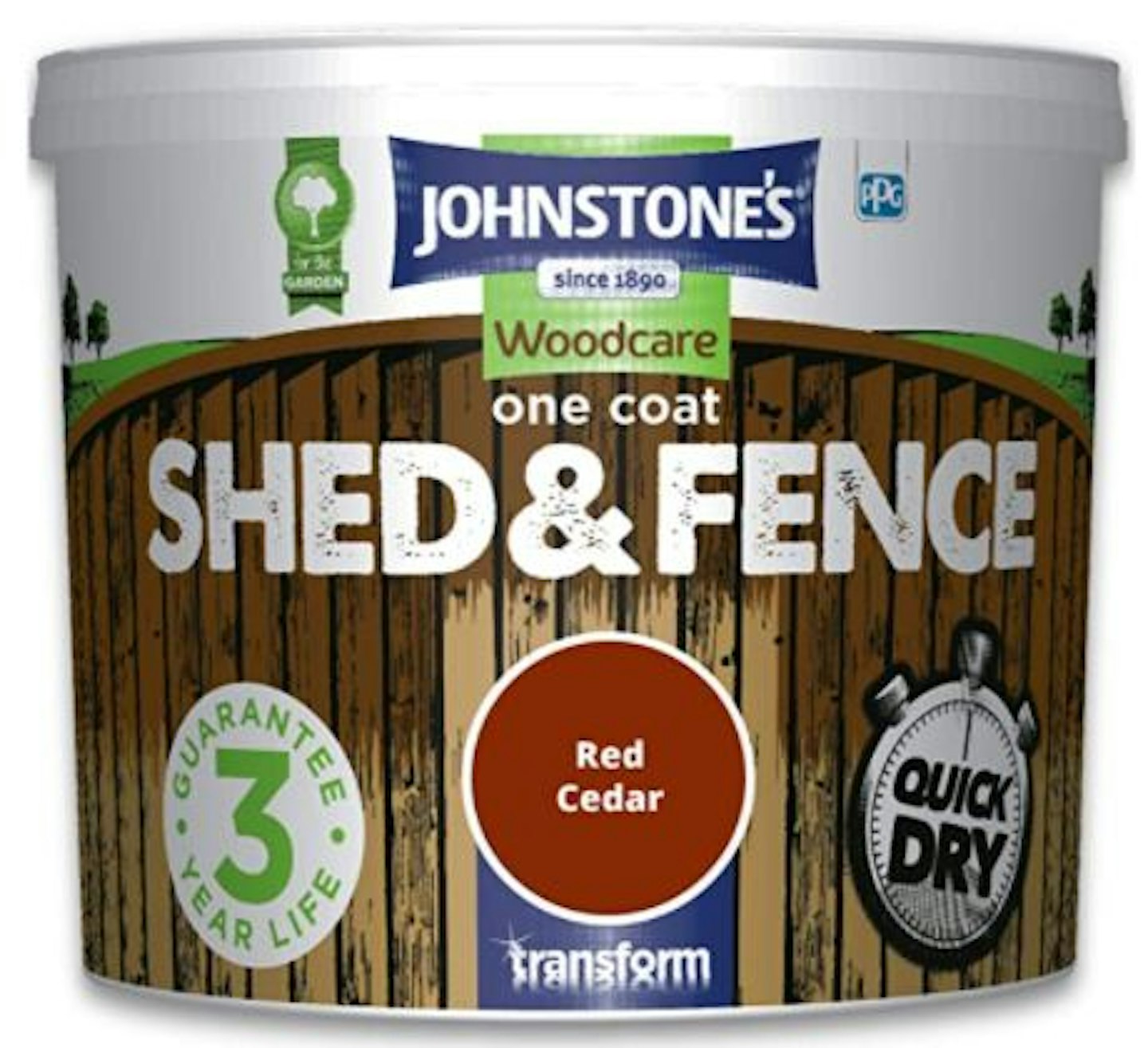 Johnstones Woodcare One Coat Shed & Fence Paint