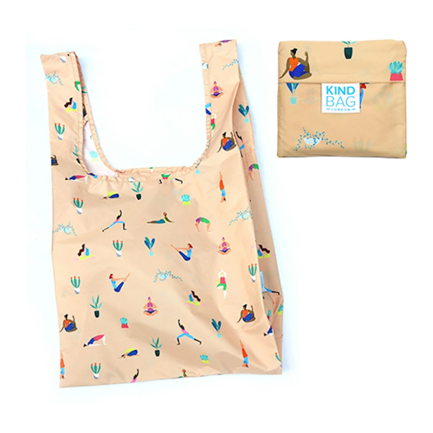 Kind Bag London Yoga Girls - 100% recycled reusable bag - Medium