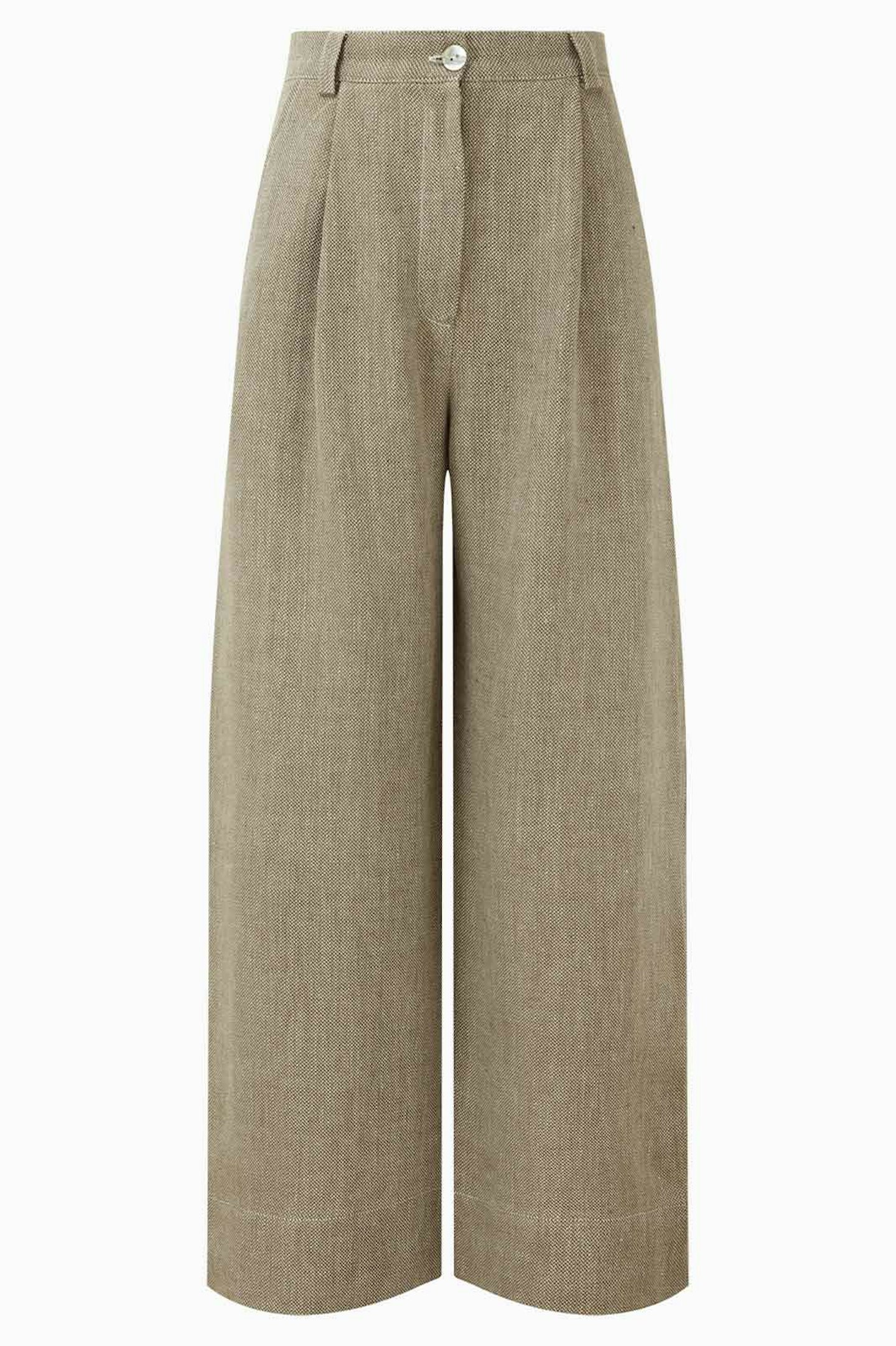 Arkitaip, The Wabi Pleated Linen Trousers, WAS £165 NOW £148.50