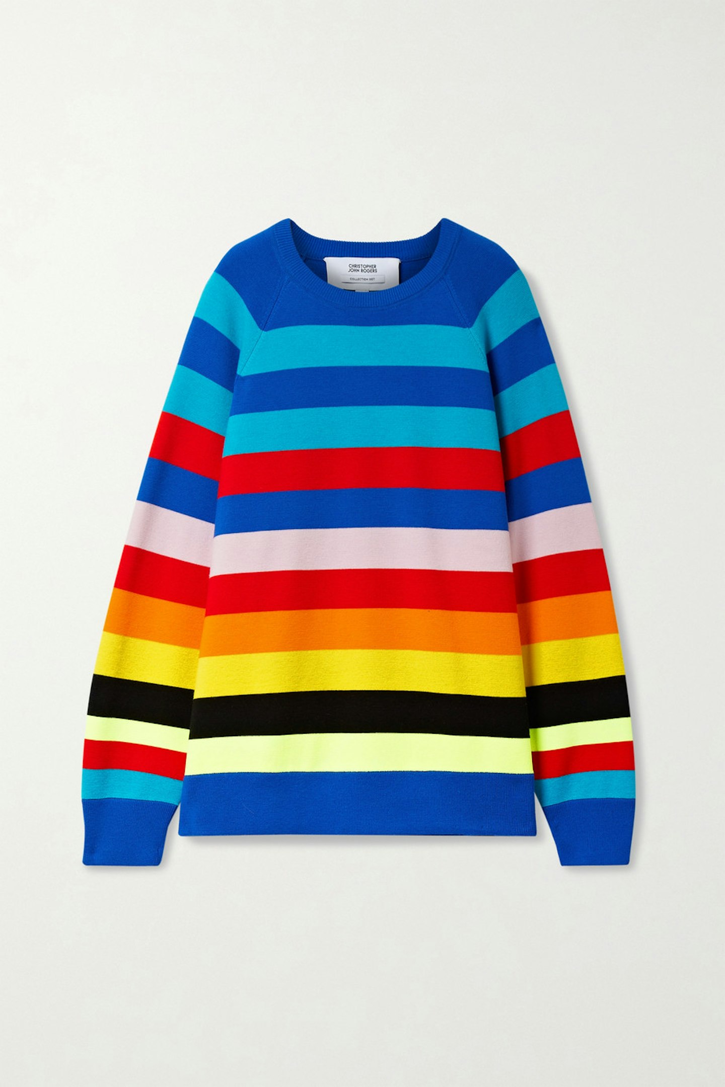 Christopher John Rogers, Striped wool-blend sweater, £780