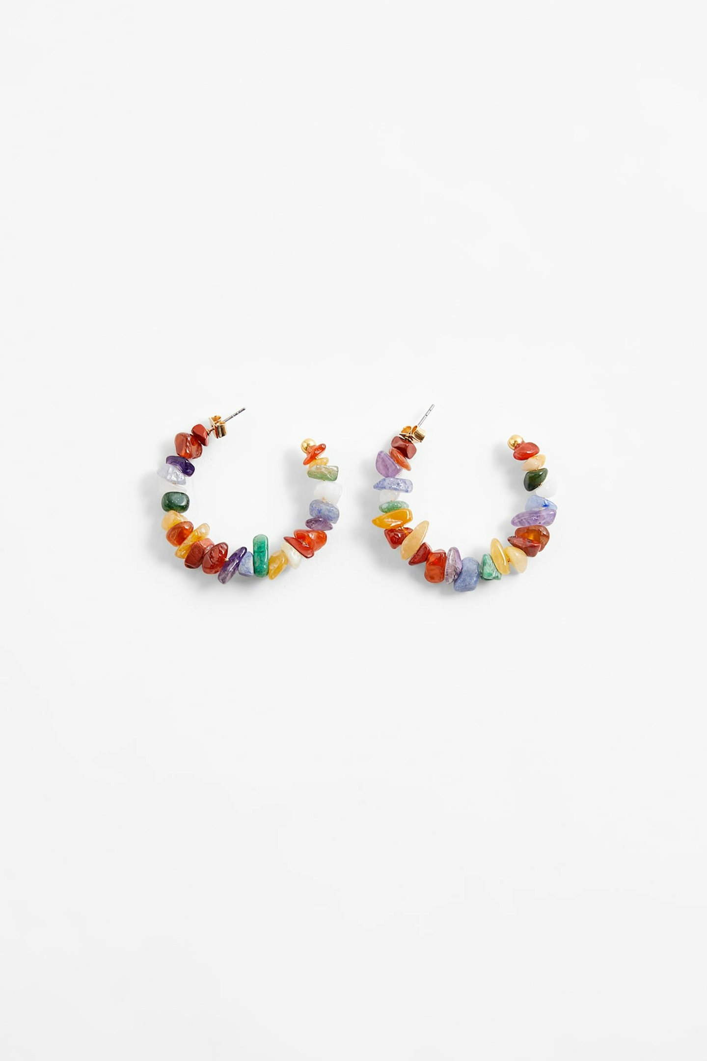 Zara, Stone Hoop Earrings, £11.99