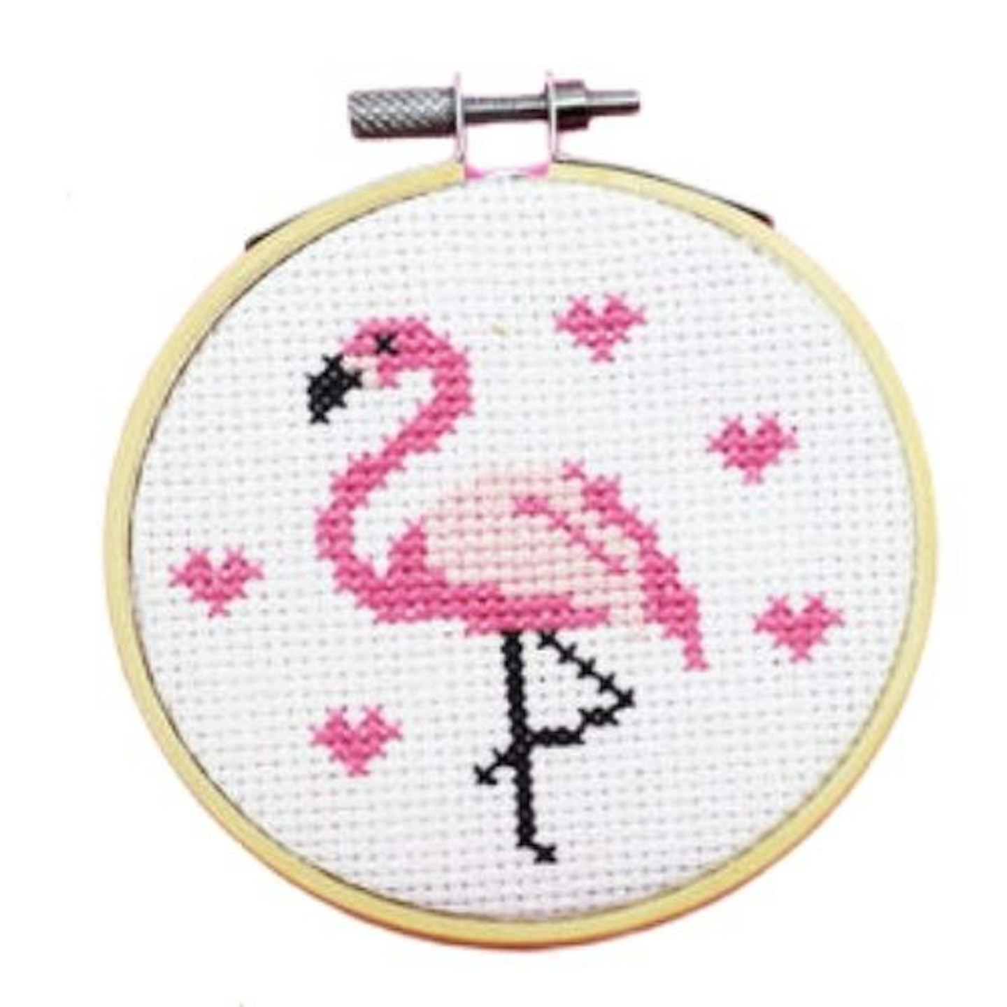 Flamingo Mini Cross Stitch Craft Kit