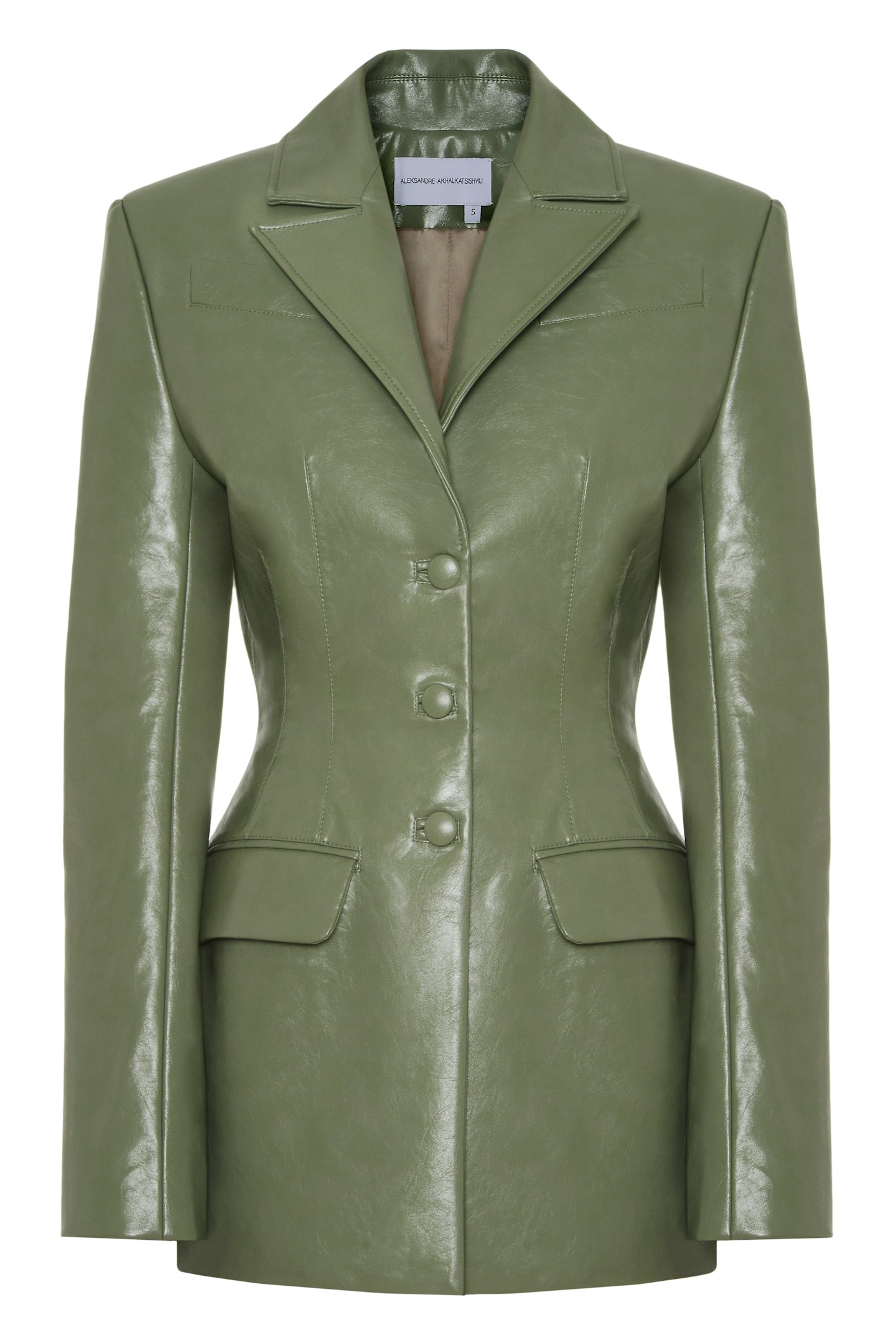 Aleksandre Akhalkatsishvili @ Cult Mia, Vegan Leather Jacket, £540