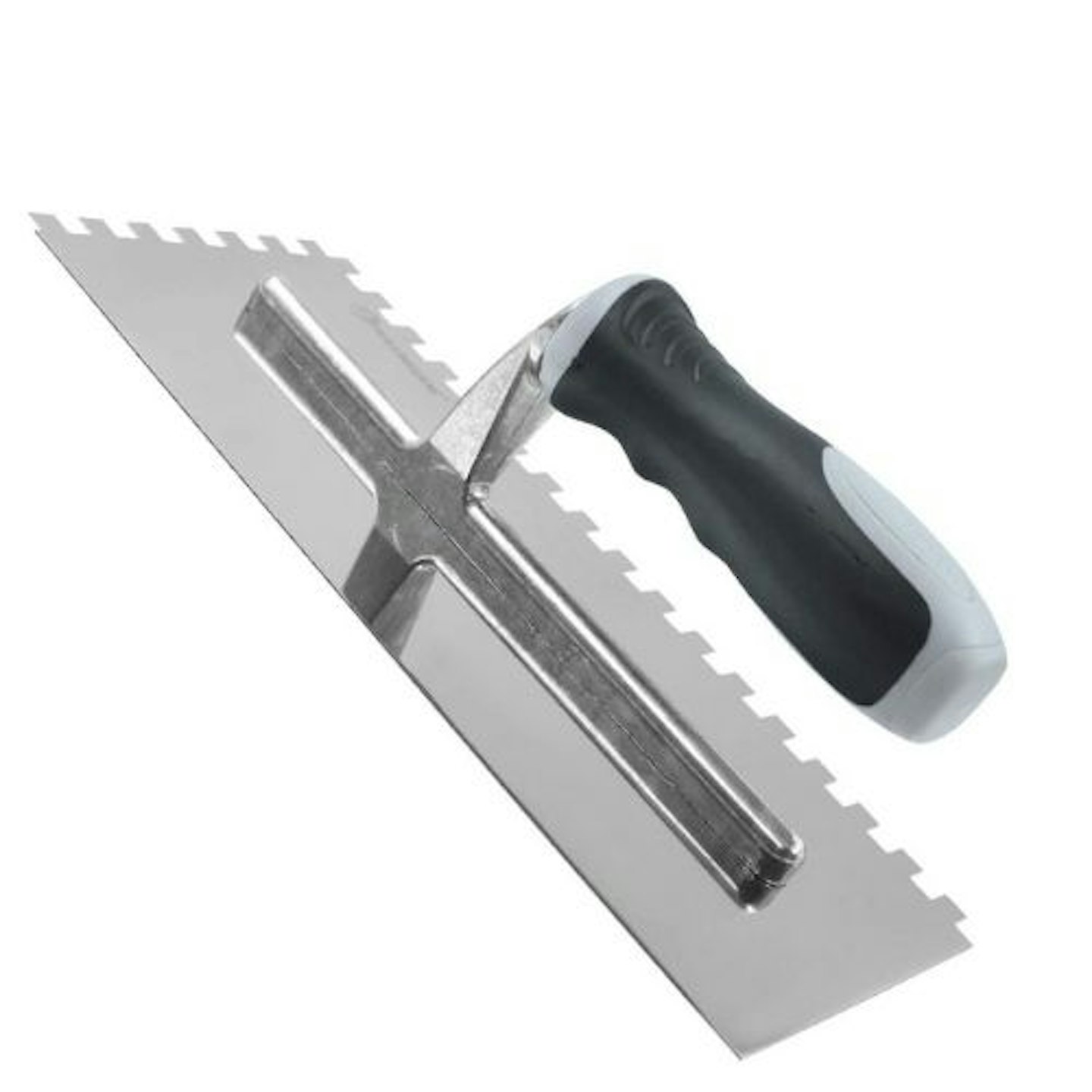 ROLLINGDOGu2019S Stainless Steel Plastering Trowel with Two Sided 5/16 inch Square Notched Edges